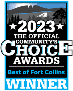 2023 The Official Community's Choice Awards Best of Fort Collins winner logo