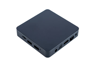 Set top box on a white background