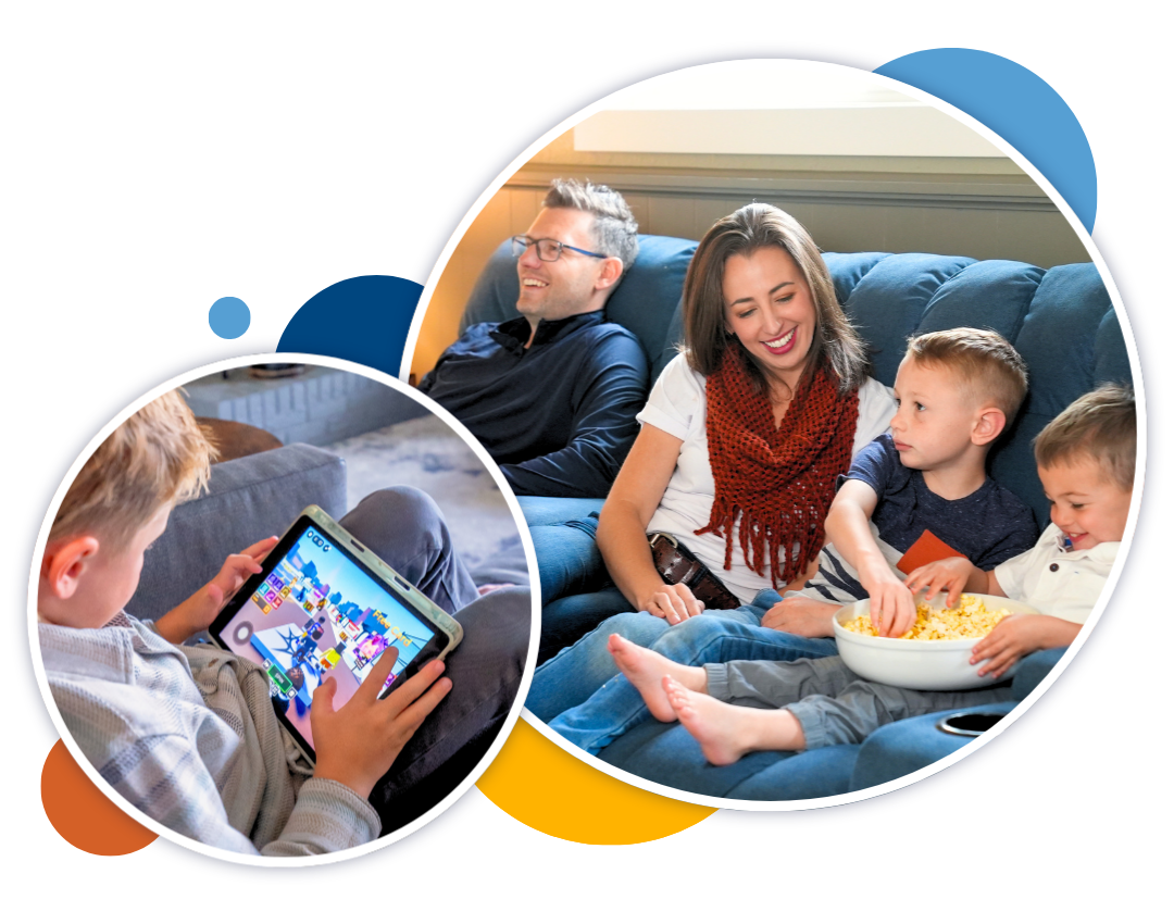 families using internet